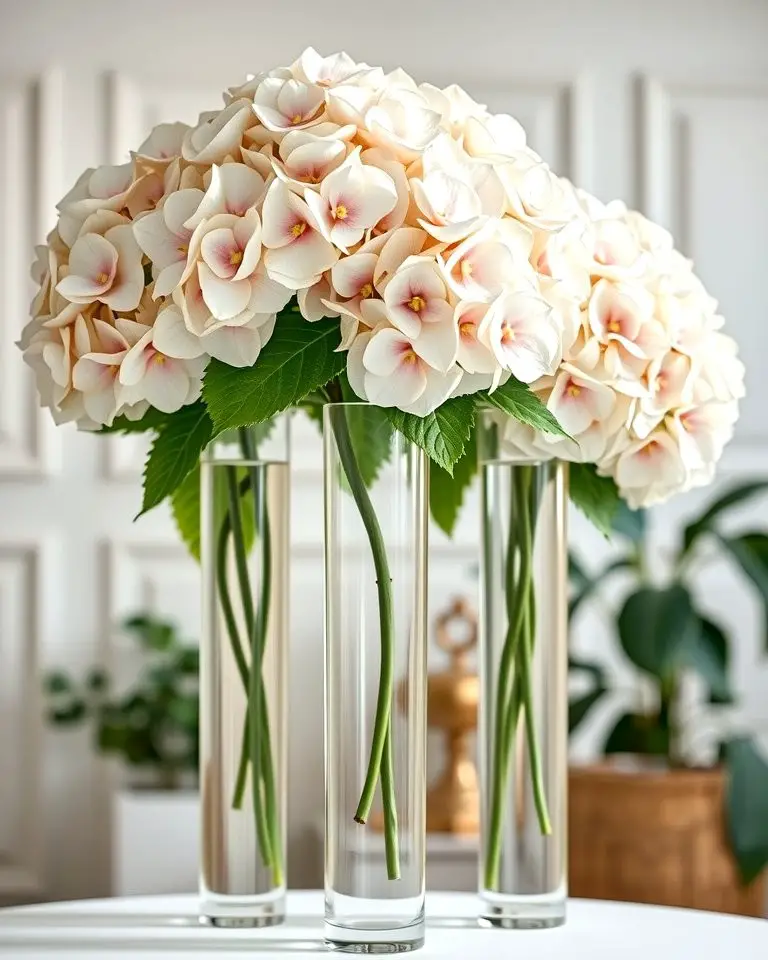 Tall Glass Vase Elegance