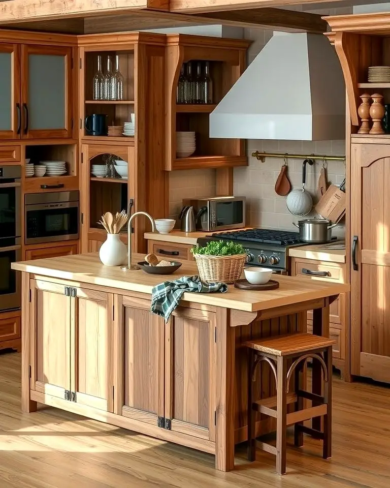 Rustic Wooden Countertop