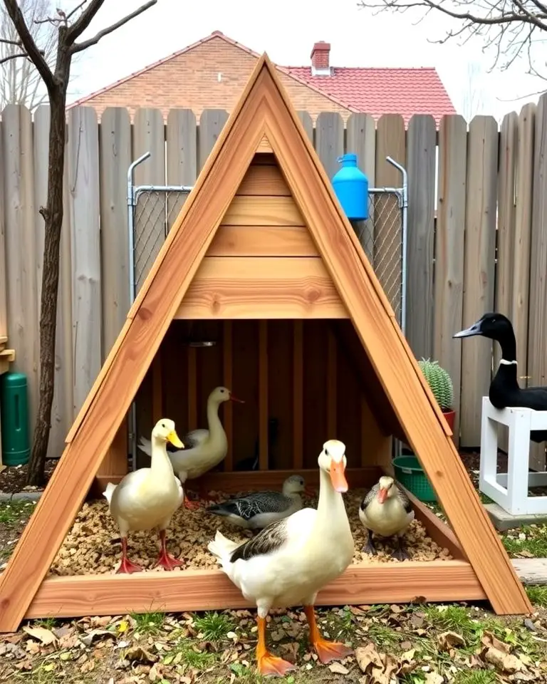 A-Frame Duck House
