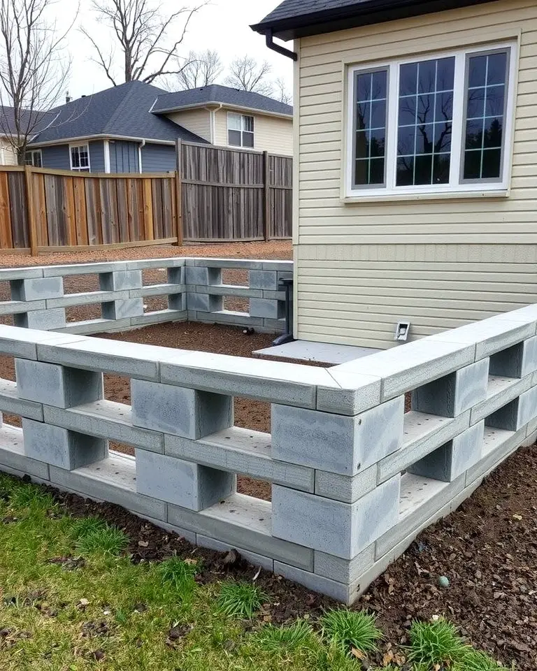 Concrete Block Enclosure