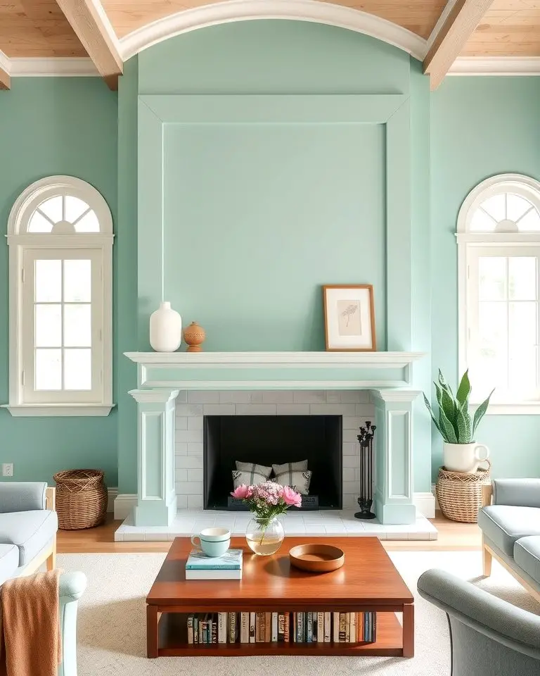 Subtle Mint Green Accent