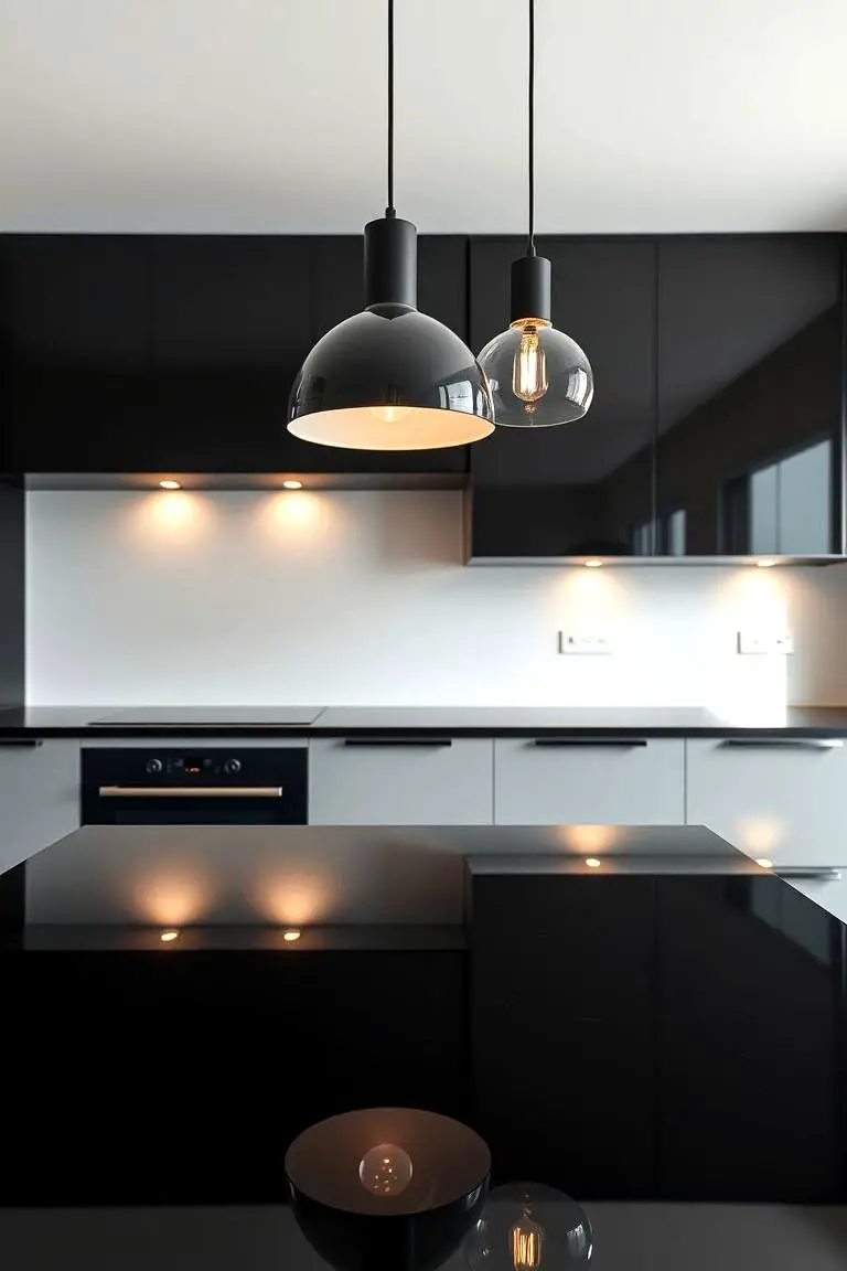 High-Gloss Contemporary Countertops