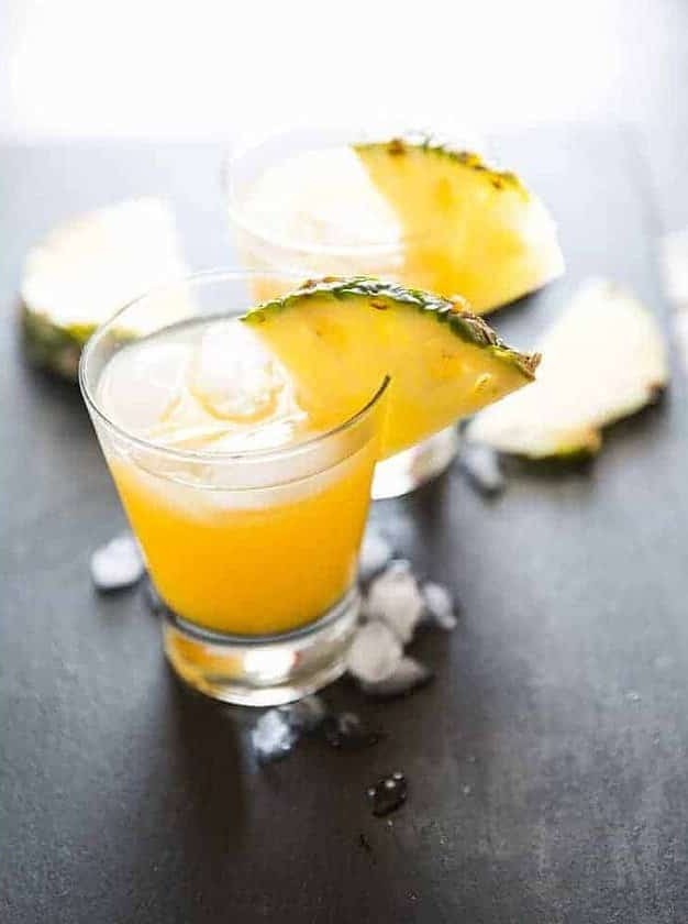 Pineapple Upside Down Cake Vodka Cocktail