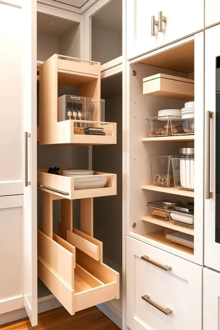 Pull-Out Organizational Cabinets