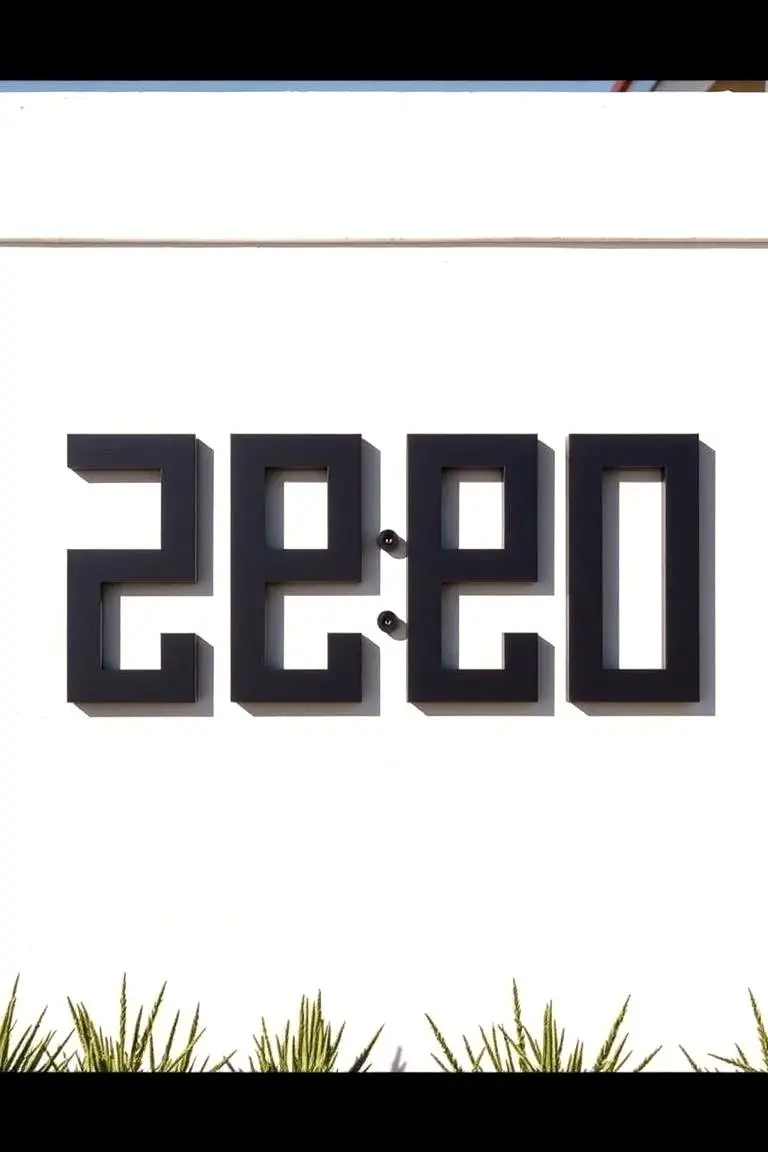 Modern Minimalist Digits