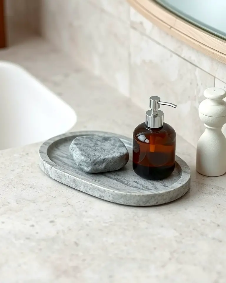 Stone Tray for a Natural Touch