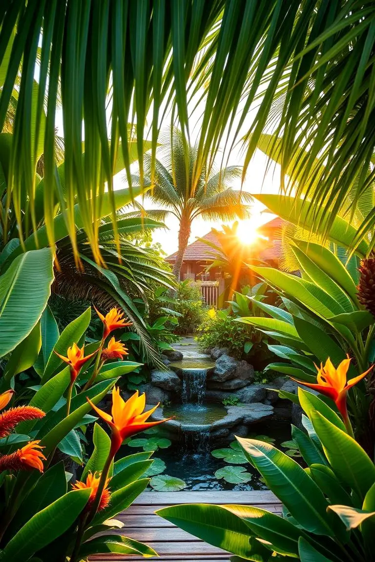 Lush Tropical Oasis