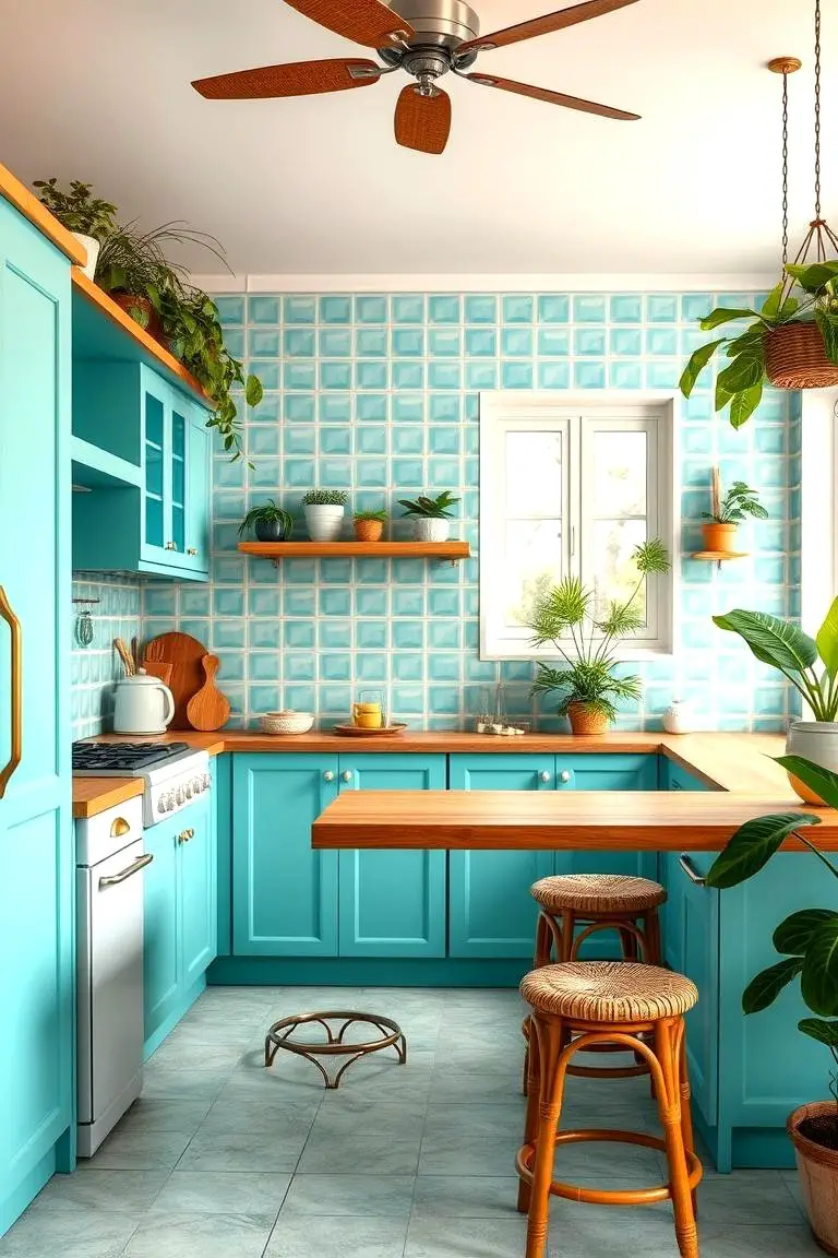 Bright Turquoise Touches