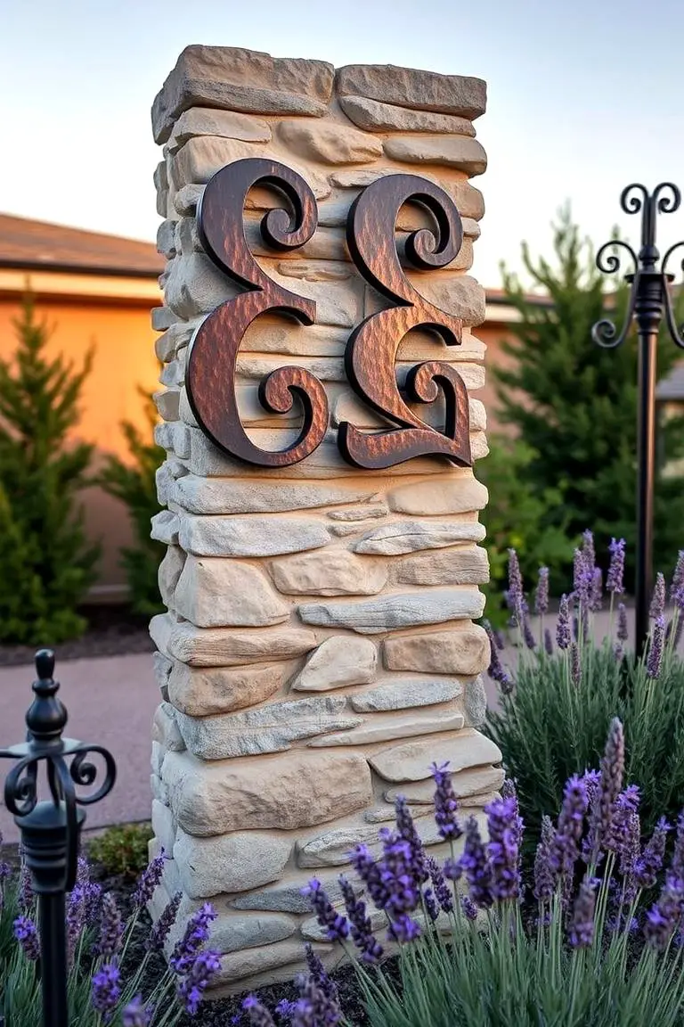 Rustic Charm House Numbers