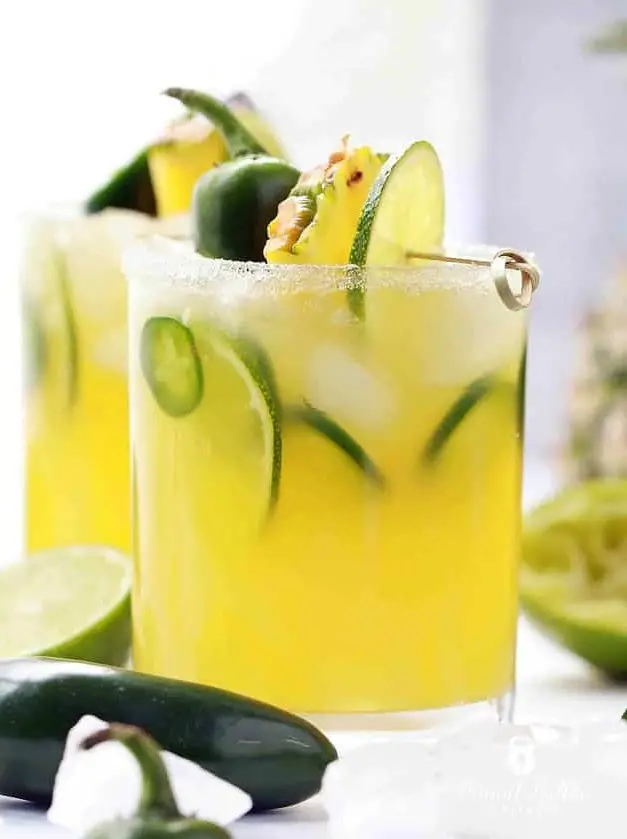 Pineapple Jalapeño Margaritas