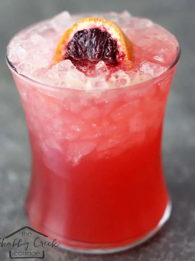Blood Oranges on the Beach Cocktail