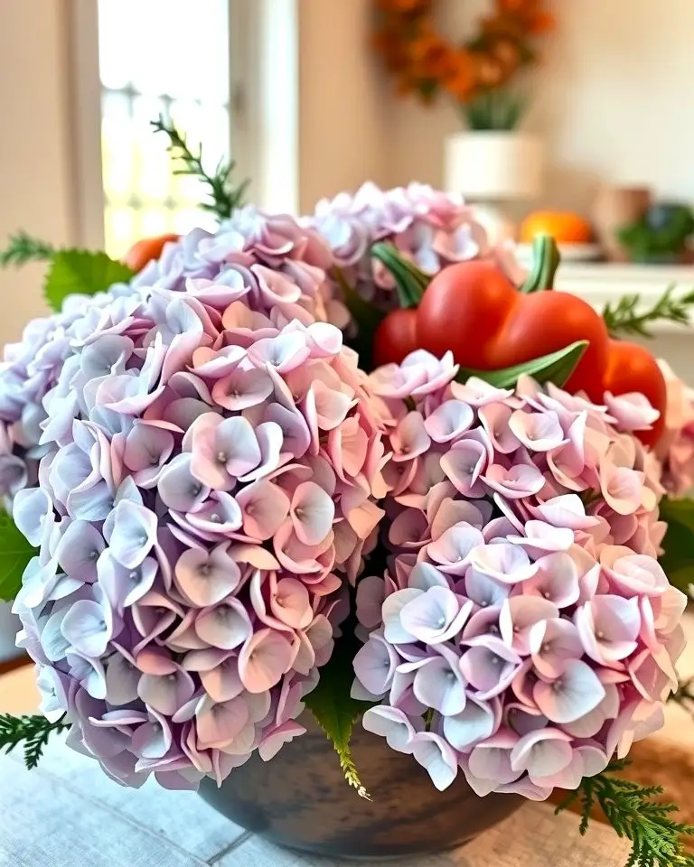 Seasonal Hydrangea Accents
