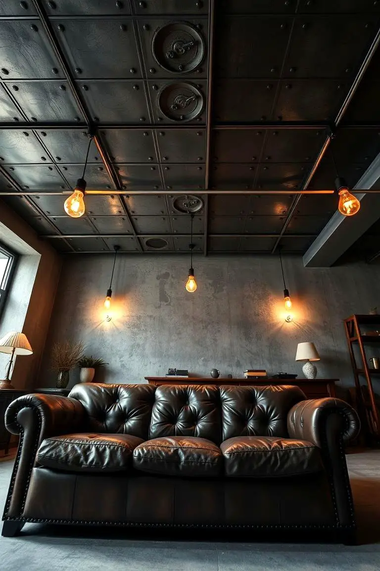 Industrial Style Ceiling Panels