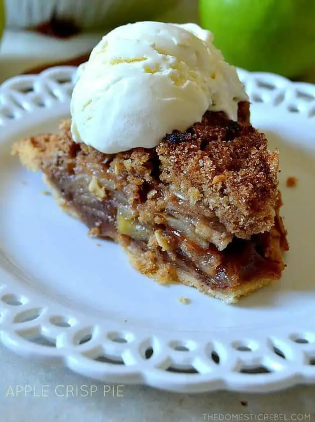 Apple Crisp Pie