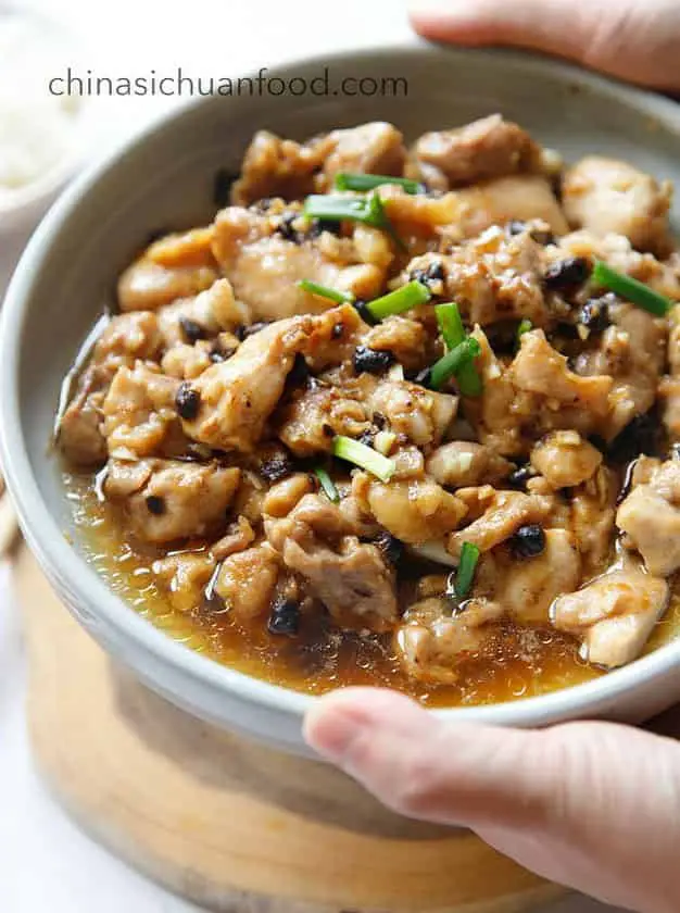 Steamed Chicken with Black Bean Sauce