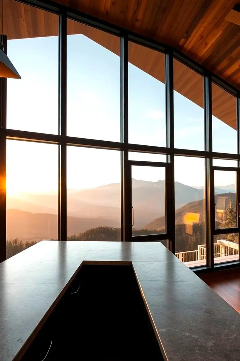 Capturing Scenic Views with Panoramic Window Designs