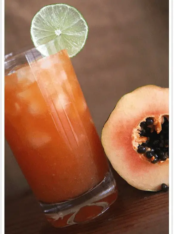 Caribbean Red Papaya Punch