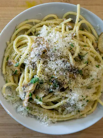 Mushroom Bucatini