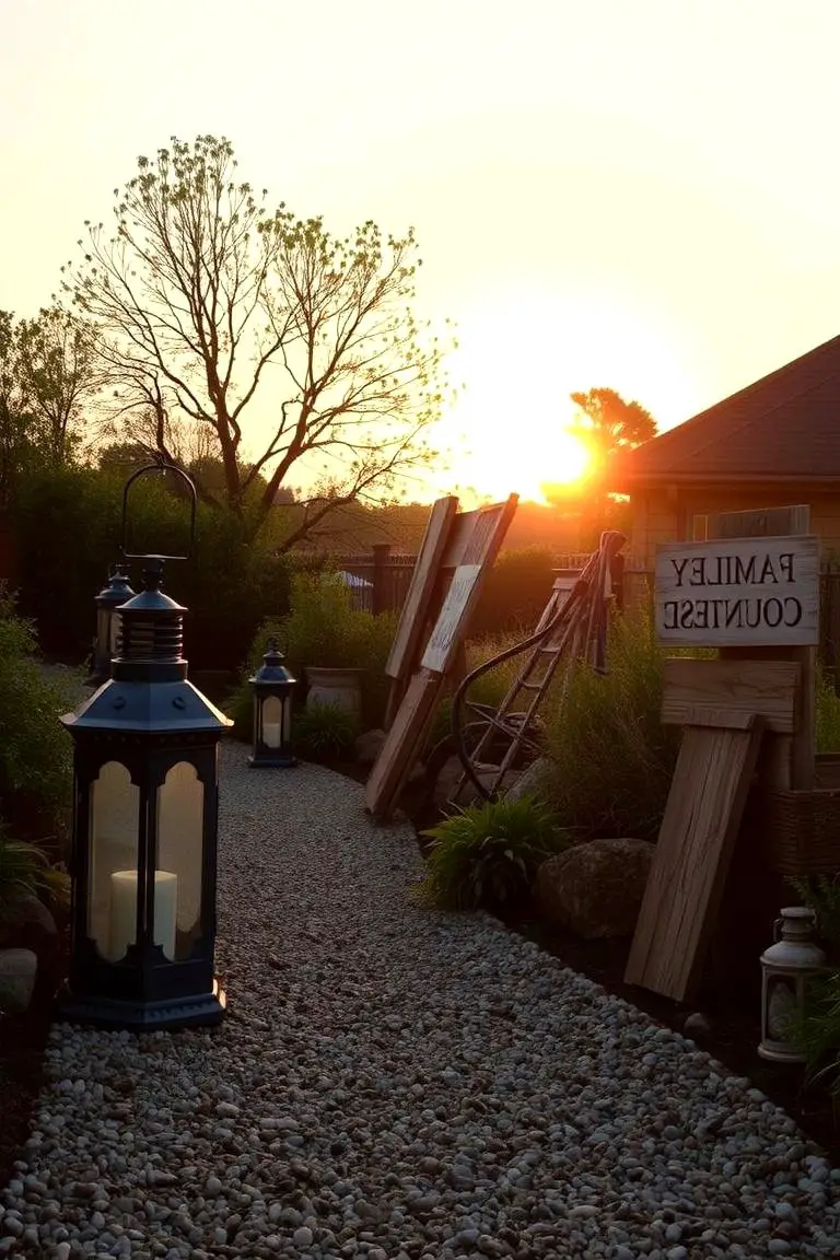 Rustic Garden Accents