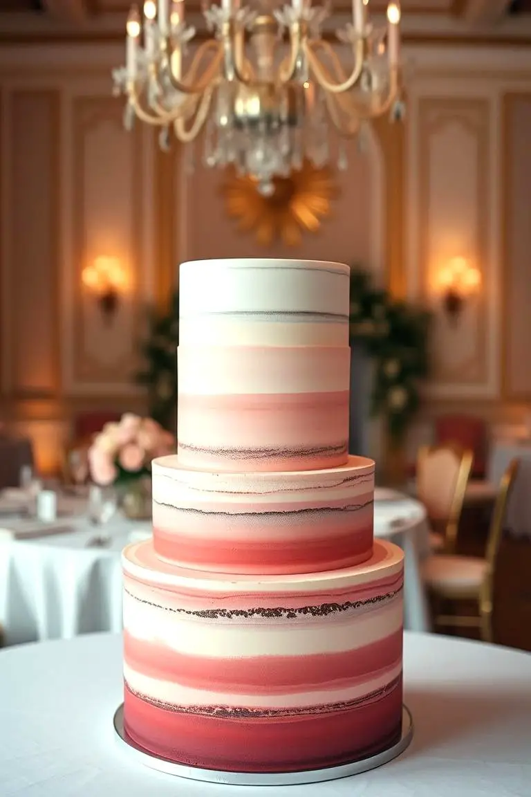 Sophisticated Ombre Cake
