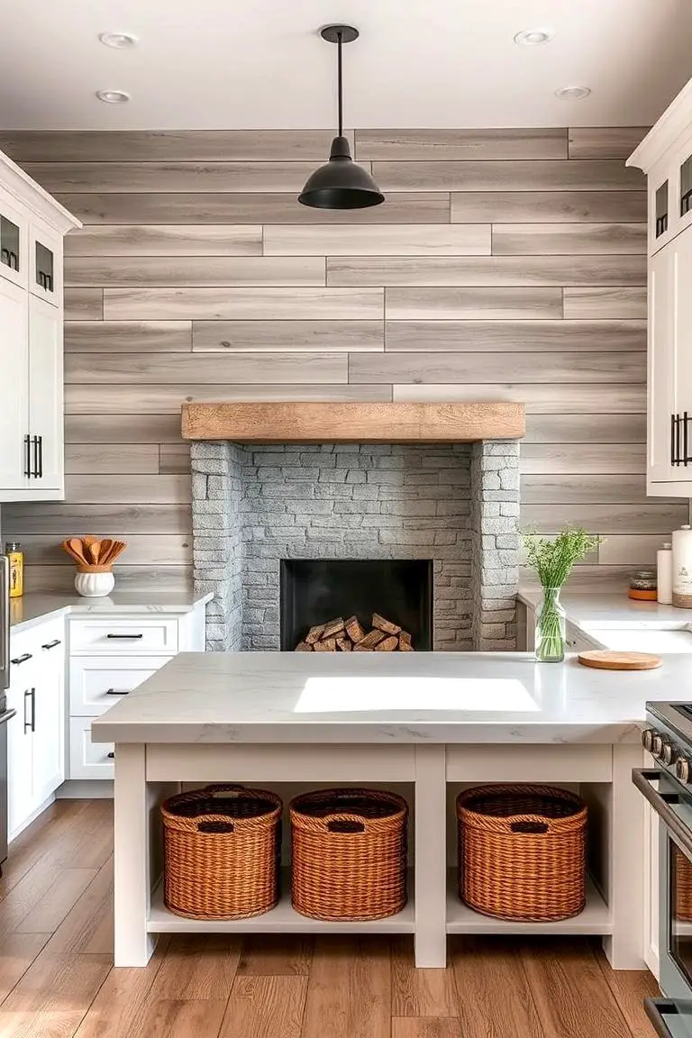 Farmhouse Wooden Paneling