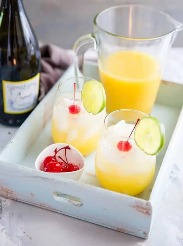 Pineapple Rum Punch Mimosa