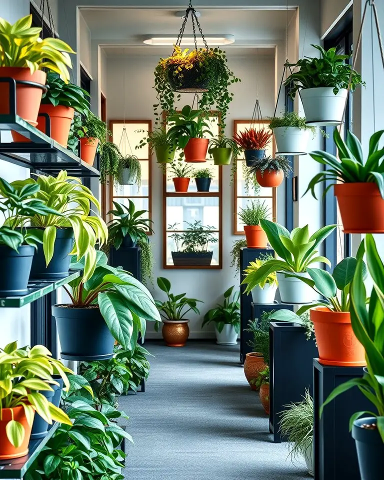 Indoor Plants Display