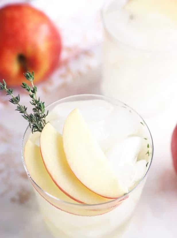 Thyme Apple Gin and Tonic