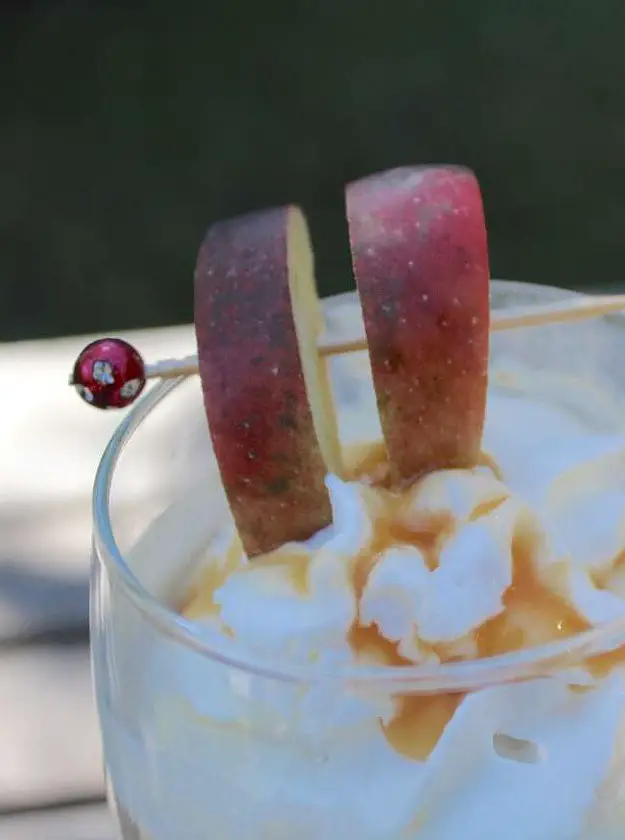 Apple Caramel Vodka Cocktail