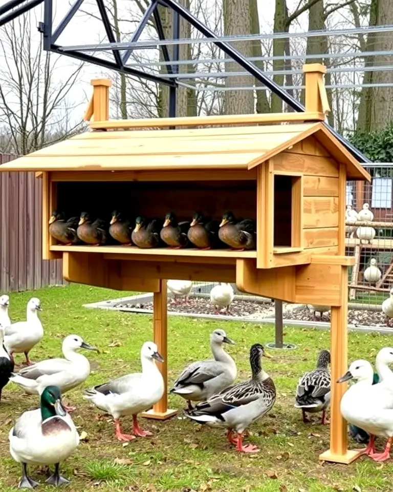 Elevated Duck House for Predator Safety