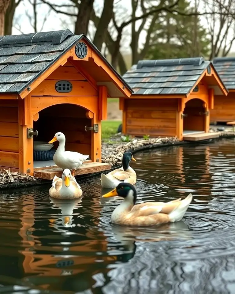 Pond-Side Duck House