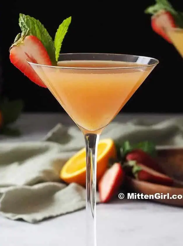 Strawberry Pineapple Martini