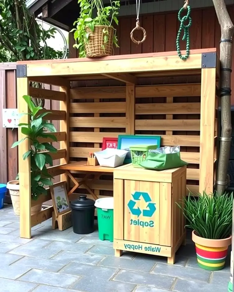 DIY Pallet Enclosure