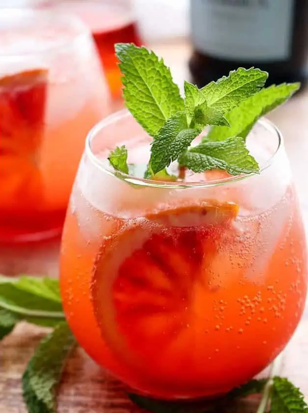 Blood Orange Aperol Spritz