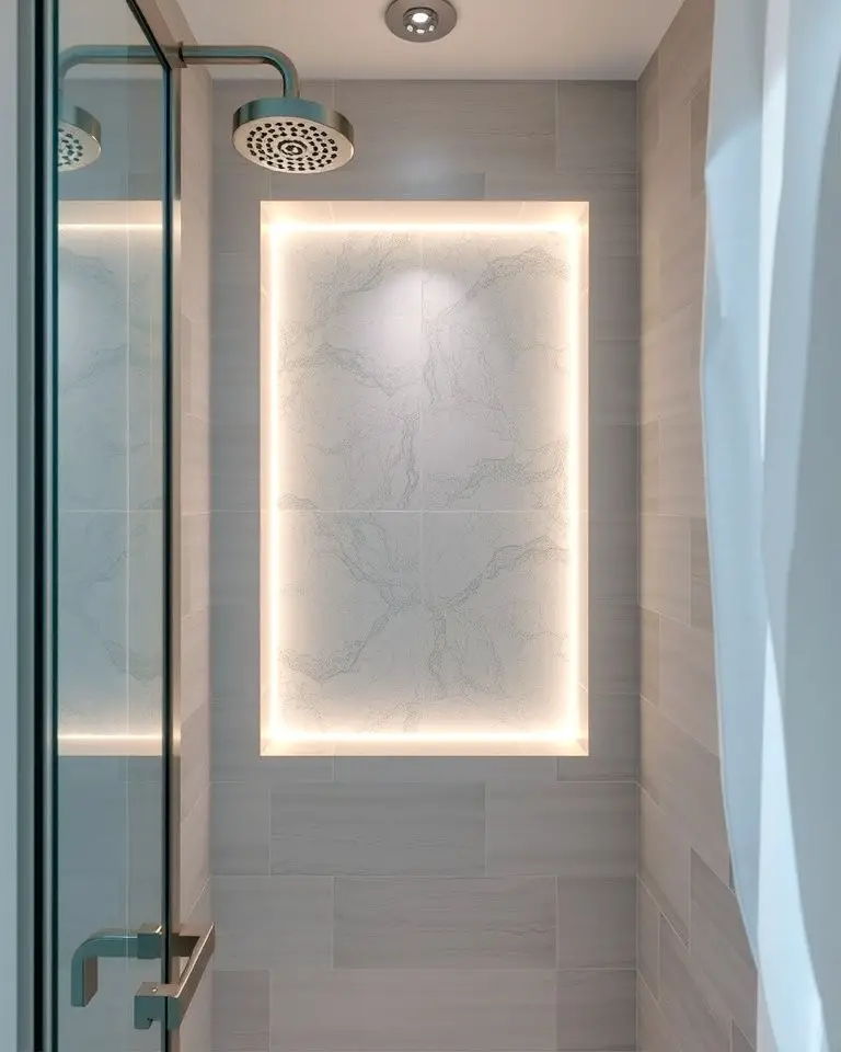 Hidden LED Strip Lighting Niche