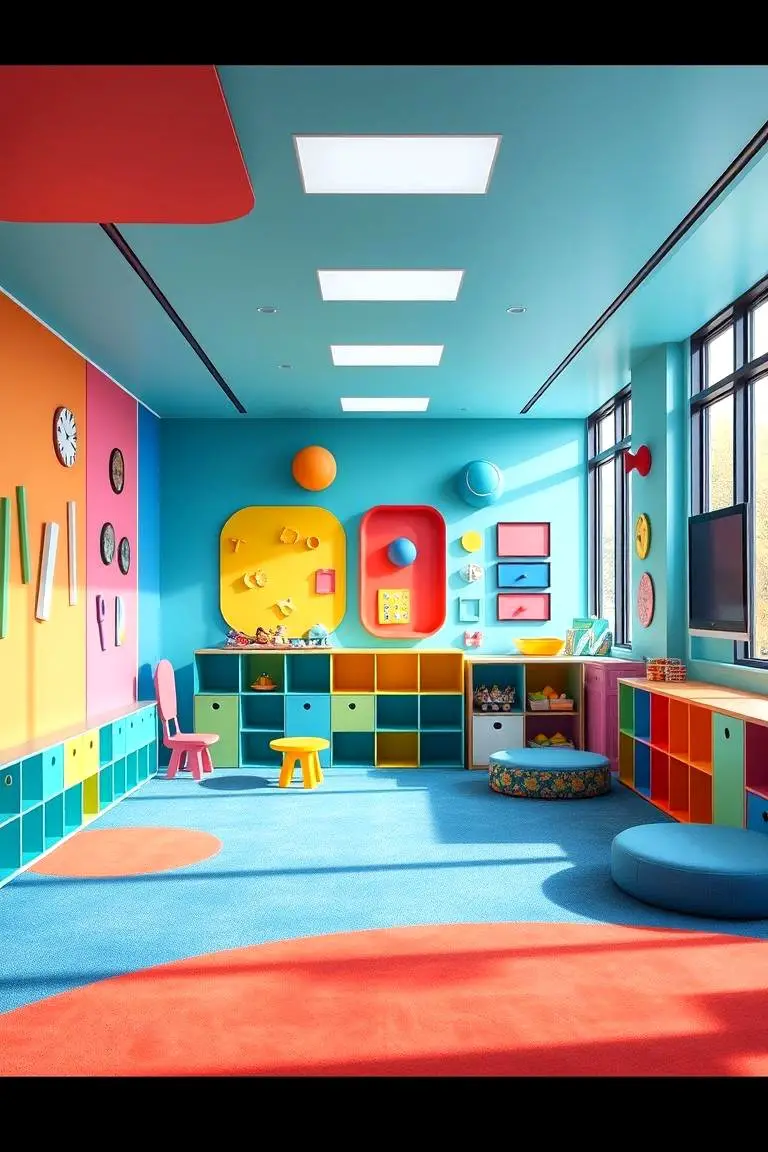 Vibrant Playroom Space