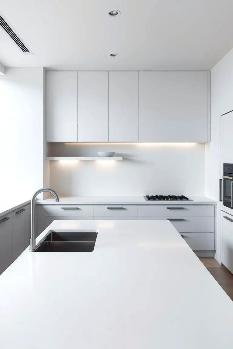 Sleek Minimalist Countertops