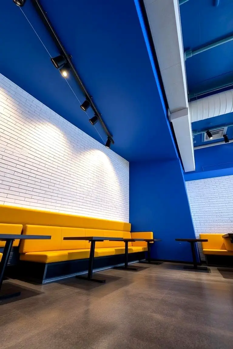 Bold Color Accent Ceilings