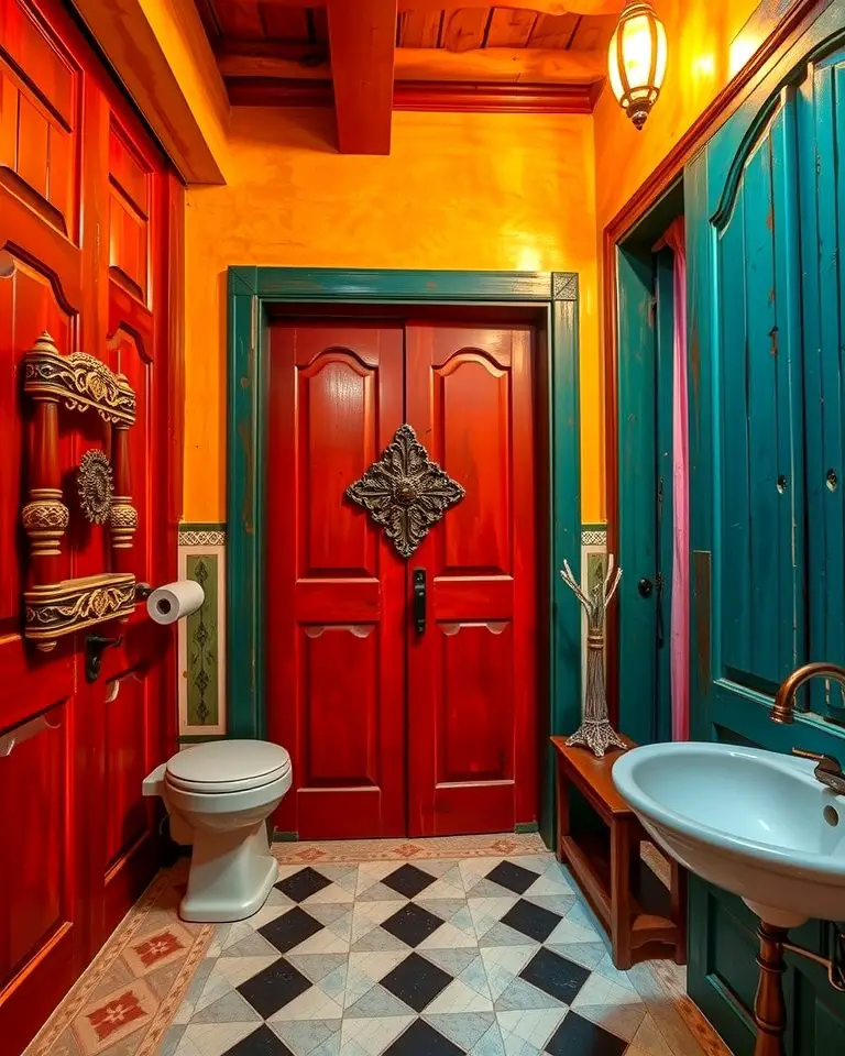 Painted Wooden Doors