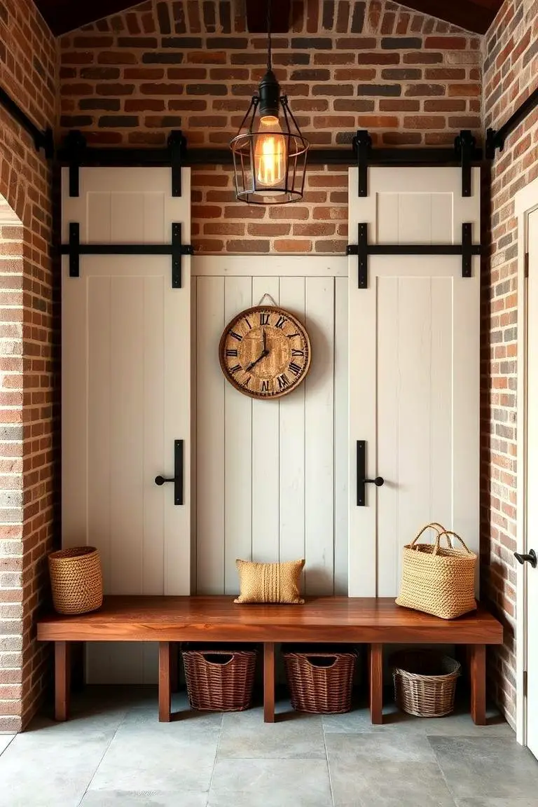 Rustic Barn Door Accent