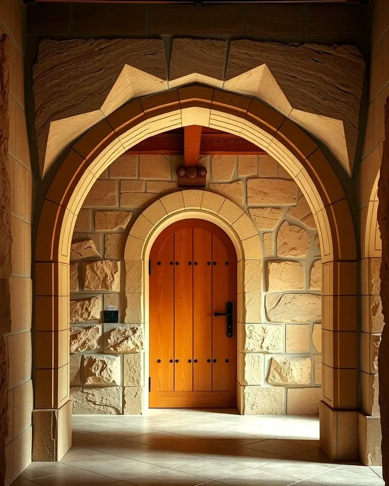Natural Stone Archways Around Doors