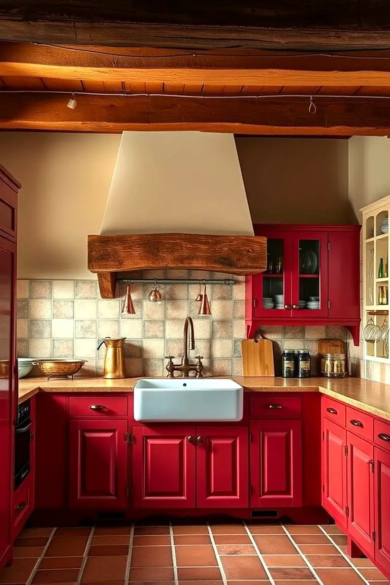 Rustic Red Finishes