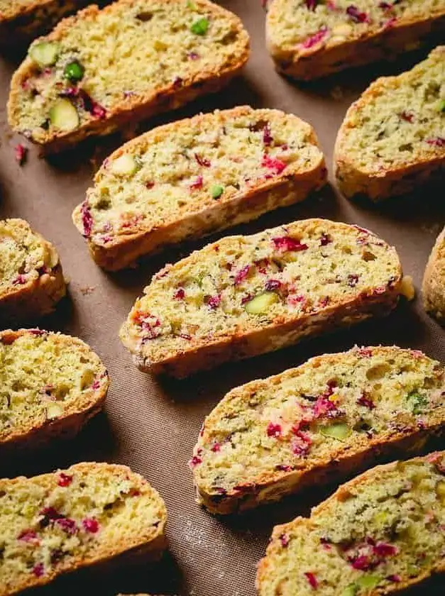 Cranberry Pistachio Biscotti