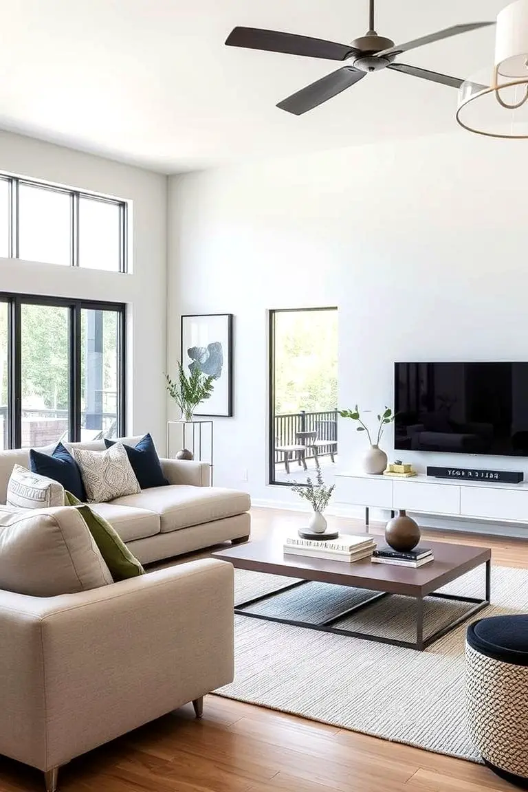 Streamlined Living Room