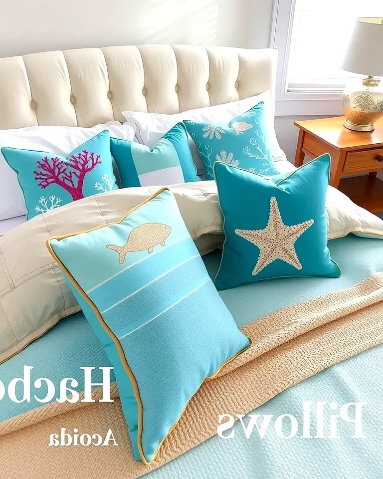 Ocean-Themed Throw Pillows