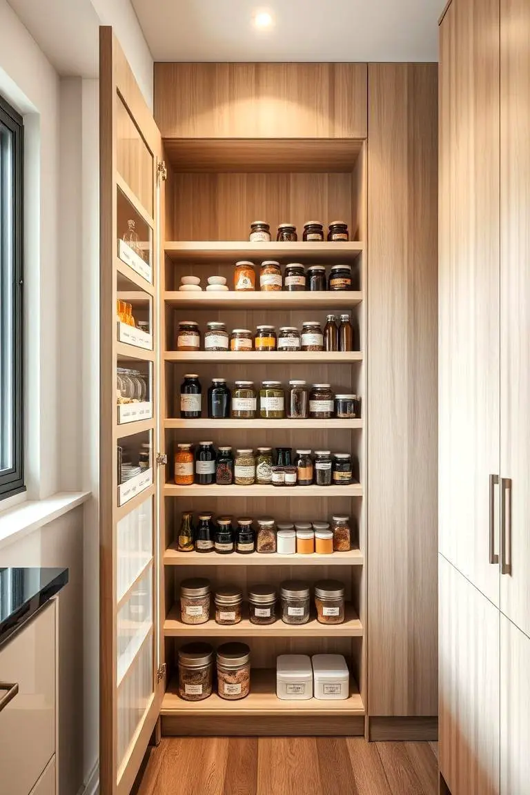 Vertical Shelf Organization
