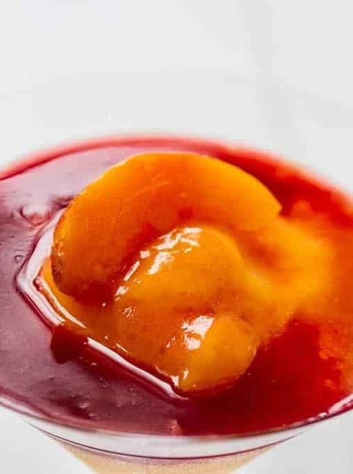 Frozen Peach Bellini