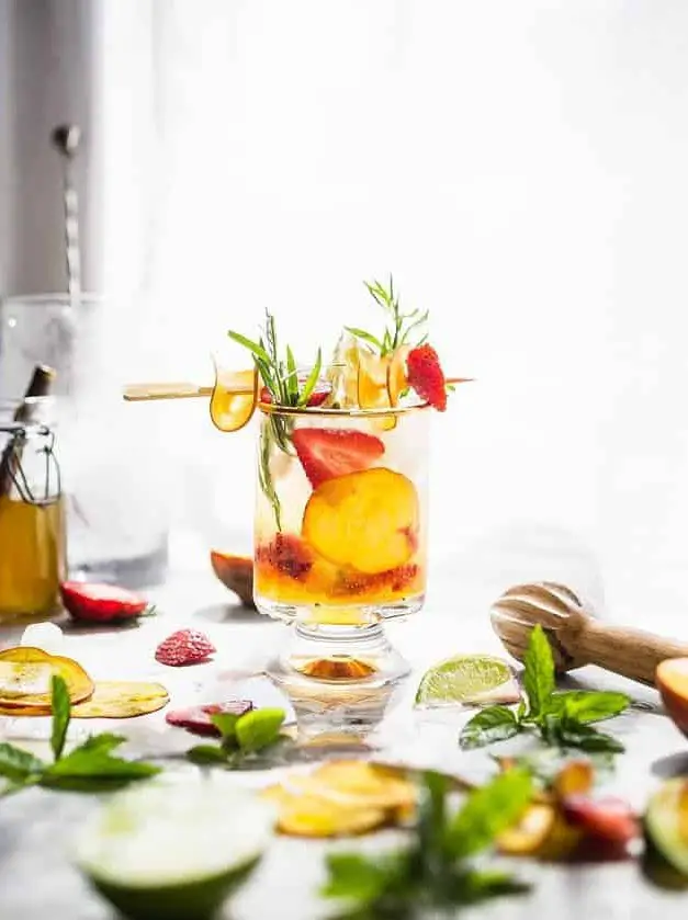 Sweet Beet Strawberry & Tarragon Vodka Smash
