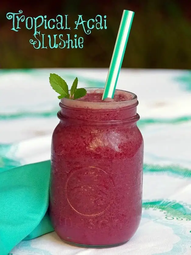 Tropical Acai Slushie