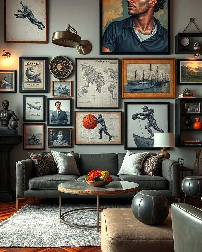 Masculine Art and Decor